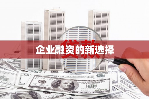 金口河企业融资的新选择
