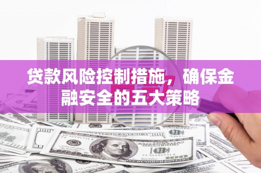 金口河贷款风险控制措施，确保金融安全的五大策略