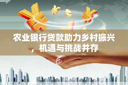 金口河农业银行贷款助力乡村振兴，机遇与挑战并存