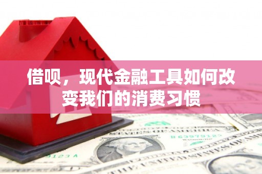 金口河借呗，现代金融工具如何改变我们的消费习惯