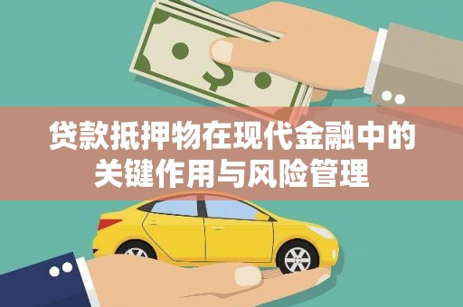 金口河贷款抵押物在现代金融中的关键作用与风险管理